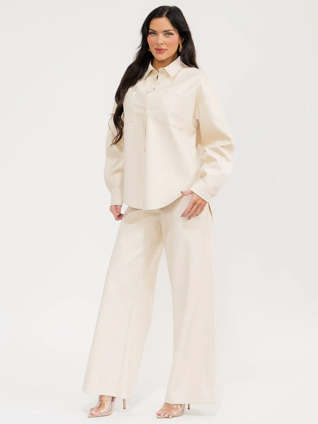 PU Pleather 2-Piece Set