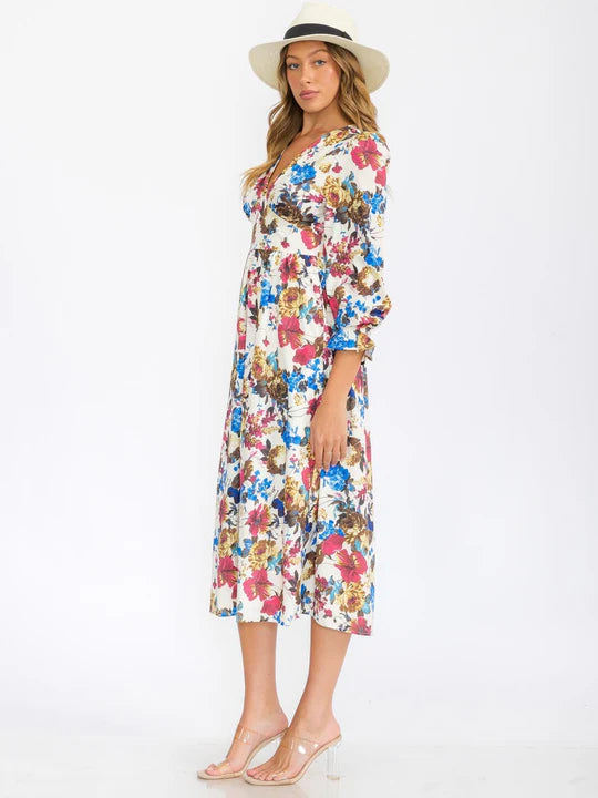 Floral Print Maxi Dress