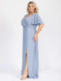 Plus Size Maxi Gown Dress