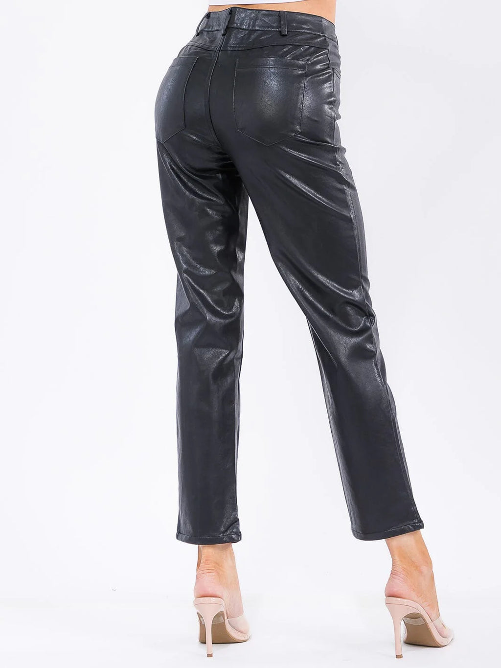 PU Pleather Skinny Pants
